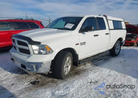 2016 Ram 1500 Outdoorsman из США, поврежденный, VIN 1C6RR7GT1GS192377